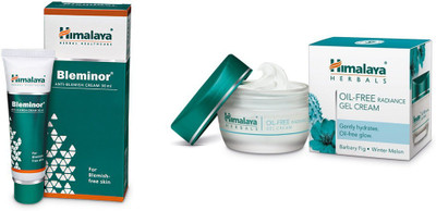 

Himalaya Bleminor Anti Blemish Cream, Oil Free Radiance Gel Cream(Set of 2)