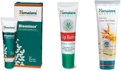 

Himalaya Bleminor Anti Blemish Cream, Pure Skin Neem Facial Kit(Set of 3)