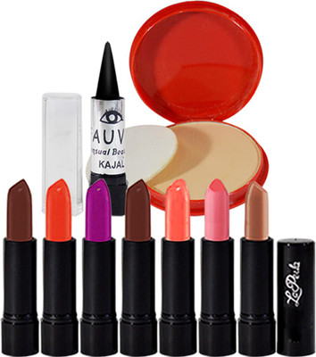 

Adbeni Premium Lipstick Compact Powder & Kajal-G335(Set of 9)