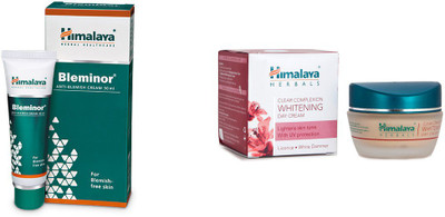 

Himalaya Bleminor Anti Blemish Cream, Clear Complexion Whitening Day Cream(Set of 2)