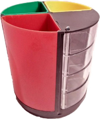 

TECHNOCHITRA 4 Compartments PLASTIC, GLASS PLASTIC(Multicolor)