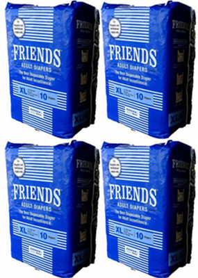 

Friends HOSPITAL Adult Diapers - XL(40 Pieces)