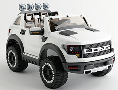 

PA Toys Cong Jeep BBH1388 Car Battery Operated Ride On(White)