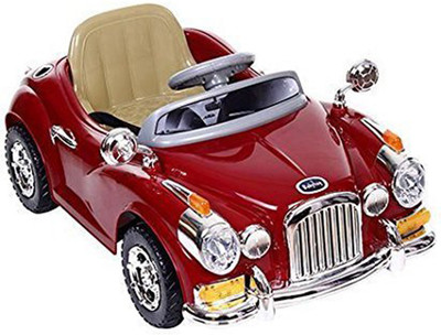 

PA Toys Vintage Classic Ride on Car Battery Operated Ride On(Red)
