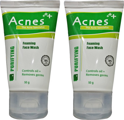 

Acnes Purifying Foaming Pack of 2 Face Wash(50 g)
