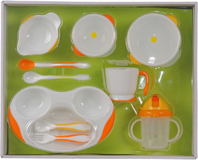 

Richell Feeding Set - PE, SILICON(White)