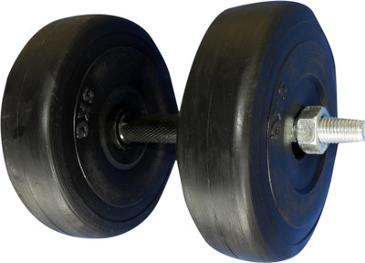 

Royal 5 Kg 2 PVC Plates with 14 inch Grip HANDLE Black Weight Plate(11 kg)