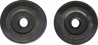 

Royal 2.5 kg 2 pc PVC Plates for 27 mm ROD Black Weight Plate(5 kg)