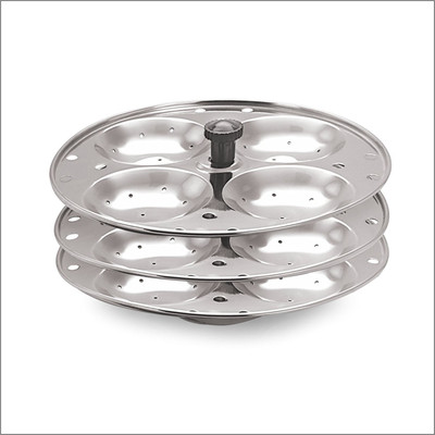 

Mantavya Delux Idli Plates Stainless Steel Steamer(1 L)