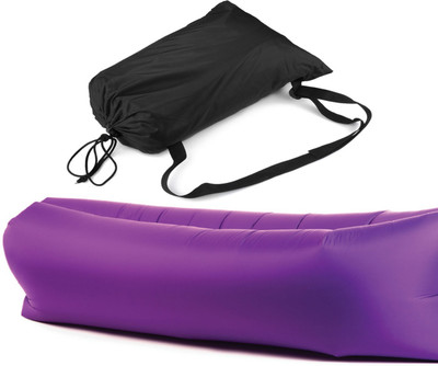 

Ruby AirBag_Navyblue Inflatable Sofa cum bed(Navy Blue)