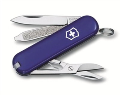 

Victorinox Classic SD Blue 7 Function Swiss Army Knife(Blue)