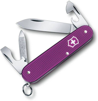 

Victorinox Cadet, 84mm, Alox Limited Edition 2016, Orchid Violet 4 Function Multi Utility Swiss Knife(orchid violet)