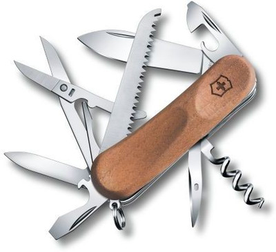 

Victorinox EvoWood 17, 85mm, Walnut, Folding Box 8 Function Multi Utility Swiss Knife(Wooden)
