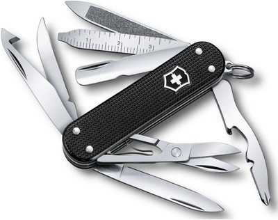

Victorinox MiniChamps,58mm,Alox,Black Swiss Army Knife(Black)