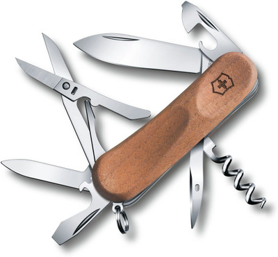 

Victorinox EvoWood 14, 85mm, Walnut, Folding Box 7 Function Multi Utility Swiss Knife(Wooden)