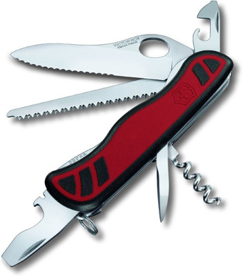 

Victorinox Forester One Hand,wavy Edge,2C Red/Black Swiss Army Knife(Red, Black)