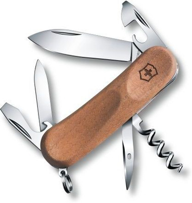 

Victorinox EvoWood 10, 85mm, Walnut, Folding Box 6 Function Multi Utility Swiss Knife(Wooden)