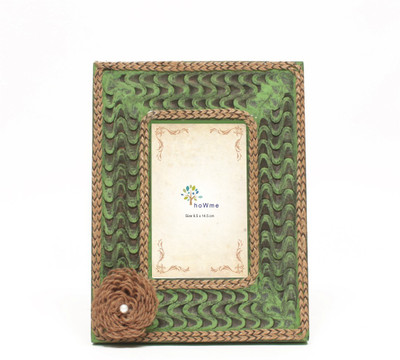 

howme Wood Photo Frame(Green, 1 Photos)