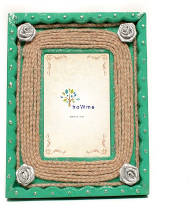 

howme Wood Photo Frame(Green, 1 Photos)