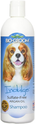 

Bio-Groom Indulge Sulfate-Free Allergy Relief, Anti-dandruff, Anti-fungal, Anti-itching, Anti-microbial, Anti-parasitic, Conditioning, Flea and Tick, Hypoallergenic, Whitening and Color Enhancing Pure Argan Oil Dog Shampoo(355 ml)
