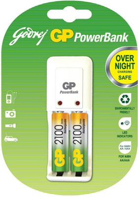 

Godrej GP S 330 Charger With 2100 Mah Rechargeable Ni-MH Battery Rechargeable Ni-MH Battery