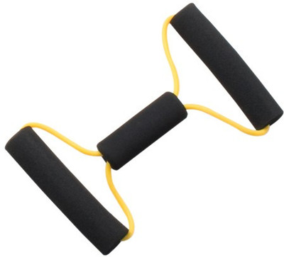 

Sunrise Figure of 8 Exercise Tubing 22 inch( Maximum ) 0406-019 Resistance Tube(Gold)