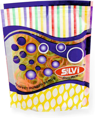 

silvi SL_201 Silvi Rubber Band Bag - 1.5 inch Diameter (200 GRAM) Rubber Band(Pack of 2)