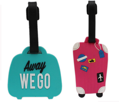 

Tootpado Luggage Tag We Go Suitcase (Pack of 2) - (LNTq051) Luggage Tag(Multicolor)