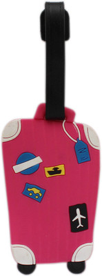 

Tootpado Luggage Tag Suitcase - Pink (LNTg219) Luggage Tag(Multicolor)