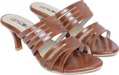 Vendoz Women Tan Heels