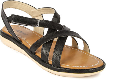 

Feather Leather Women BLACK Flats