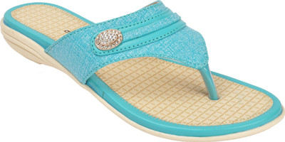 

With The Fashion Women Blue Flats
