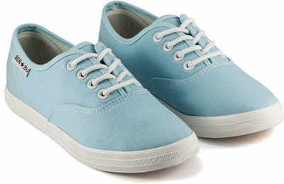 

DeVEE Go Simple & Solid Sapphire Blue Sneakers For Women(Blue