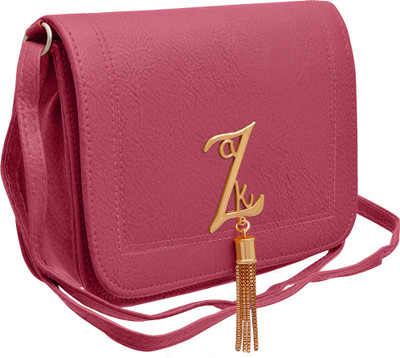 

Tap Fashion Women Casual Pink PU Sling Bag