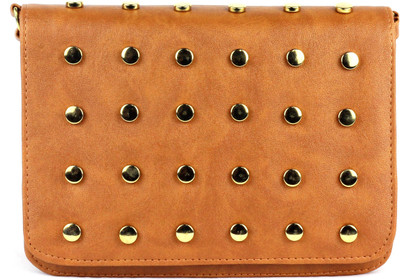 

RAMPOSH Women Evening/Party Tan Rexine Sling Bag