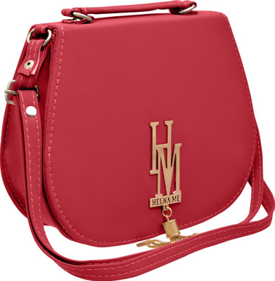 

Tap Fashion Women Casual Pink PU Sling Bag