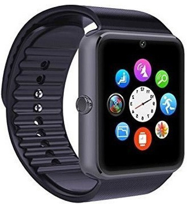 

ESTAR Presenting Bluetooth Smartwatch with Sim- Card Support Compatible with karboon Titanium S1 Plus, Black Smartwatch(Black Strap Free Size)