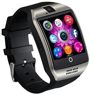 

ESTAR Presenting Bluetooth Smartwatch with Sim- Card Support Compatible with karboon Titanium S205 2GB, Silver Smartwatch(Black Strap Free Size)