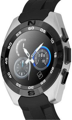 

ESTAR Presenting Bluetooth Smartwatch with Sim- Card Support Compatible with karboon Titanium S2, Silver Smartwatch(Black Strap Free Size)