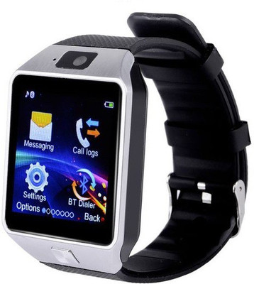 

ESTAR Presenting Bluetooth Smartwatch with Sim- Card Support Compatible with karboon Titanium S4 Plus, Silver Smartwatch(Black Strap Free Size)