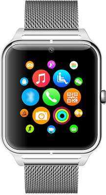

ESTAR Presenting Bluetooth Smartwatch with Sim- Card Support Compatible with karboon Platinum P9, Silver Smartwatch(Silver Strap Free Size)