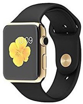 

ESTAR Presenting Bluetooth Smartwatch with Sim- Card Support Compatible with karboon Sparkle V, Gold Smartwatch(Brown Strap Free Size)