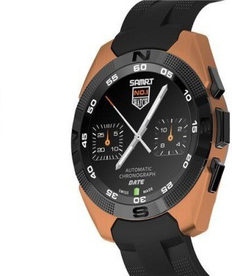 

ESTAR Presenting Bluetooth Smartwatch with Sim- Card Support Compatible with karboon Titanium S19, Gold Smartwatch(Black Strap Free Size)