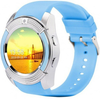 

ESTAR Presenting Bluetooth Smartwatch with Sim- Card Support Compatible with karboon K9 Smart, Blue Smartwatch(Blue Strap Free Size)