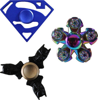 

Toys Factory Set Of 3 Combo spinner-TFNS00102(Multicolor)