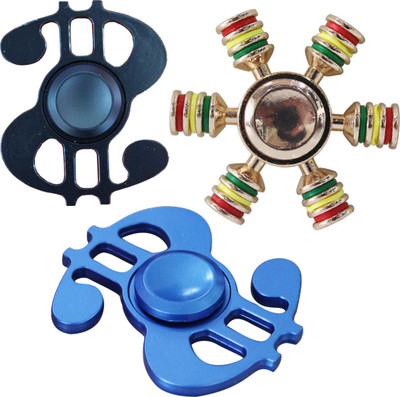 

Toys Factory Set Of 3 Combo spinner-TFNS00115(Multicolor)