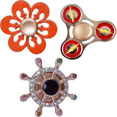 

Toys Factory Set Of 3 Combo spinner-TFNS00121(Multicolor)