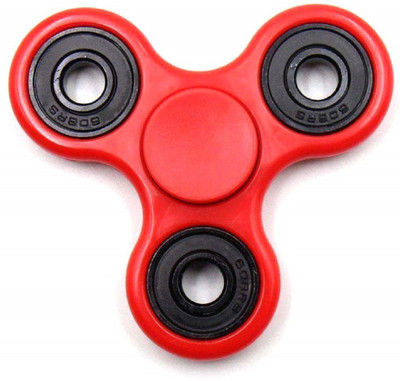 

ONMART Fidget Spinner Four Bearing Ultra Speed Tri-Spinner Hand Spin Toy - Wing Bearings Spins up to 1-3 minutes(Red)