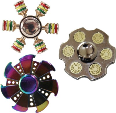 

Toys Factory Set Of 3 Combo spinner-TFNS00118(Multicolor)