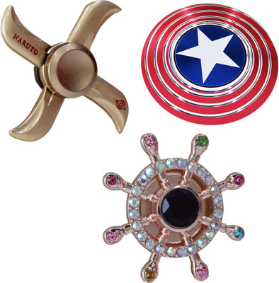 

Toys Factory Set Of 3 Combo spinner-TFNS0090(Multicolor)